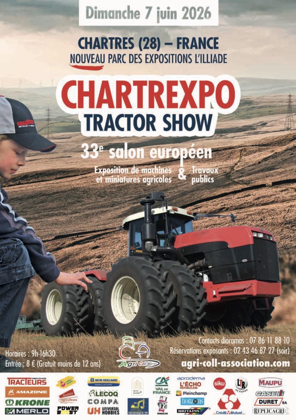 Exposition de miniatures agricoles Chartres (28) le Dimanche 7 Juin 2026