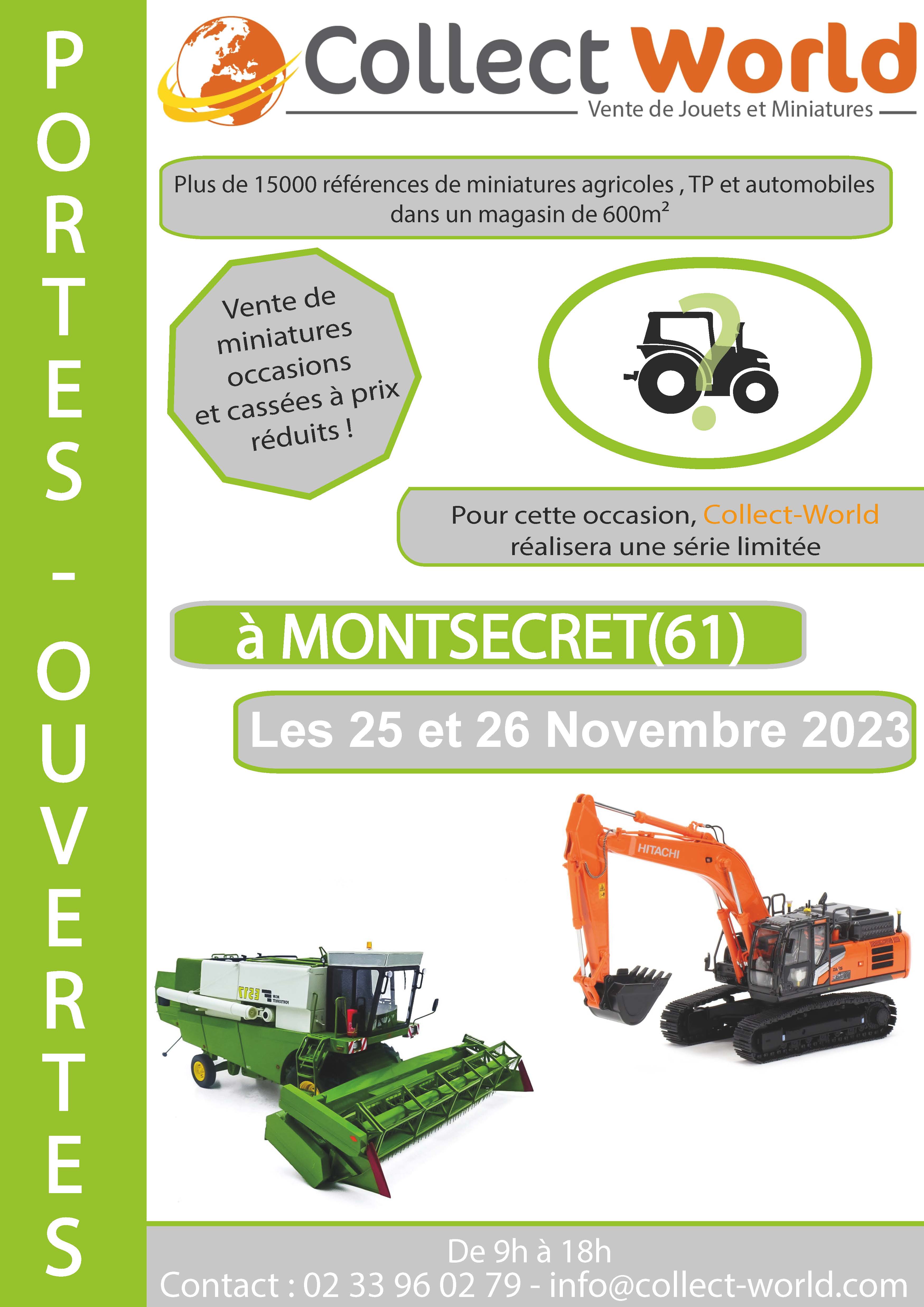Portes Ouvertes au magasin COLLECT WORLD les 25 et 26 Novembre 2023