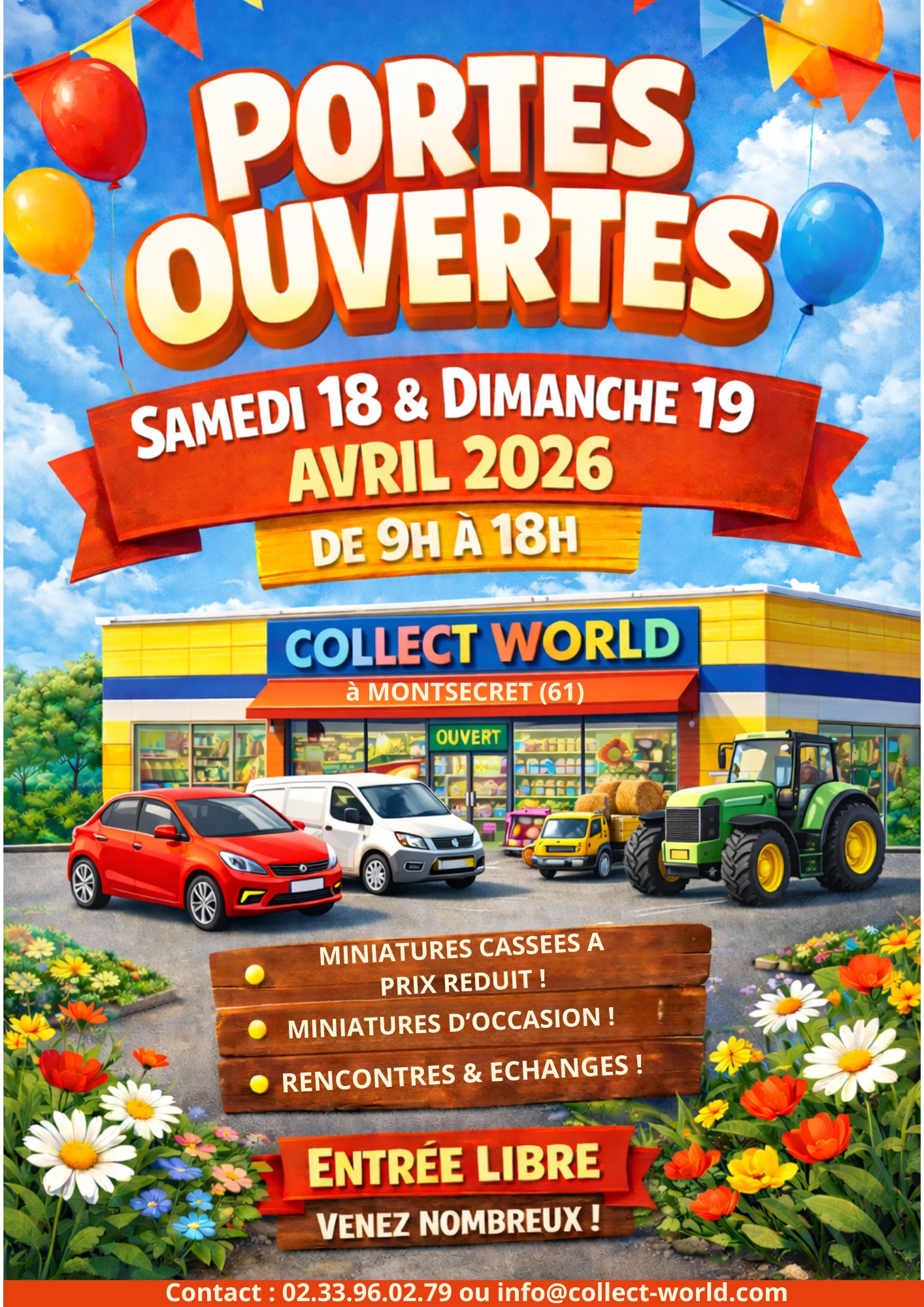 Portes Ouvertes au magasin COLLECT WORLD les 18 et 19 Avril 2026